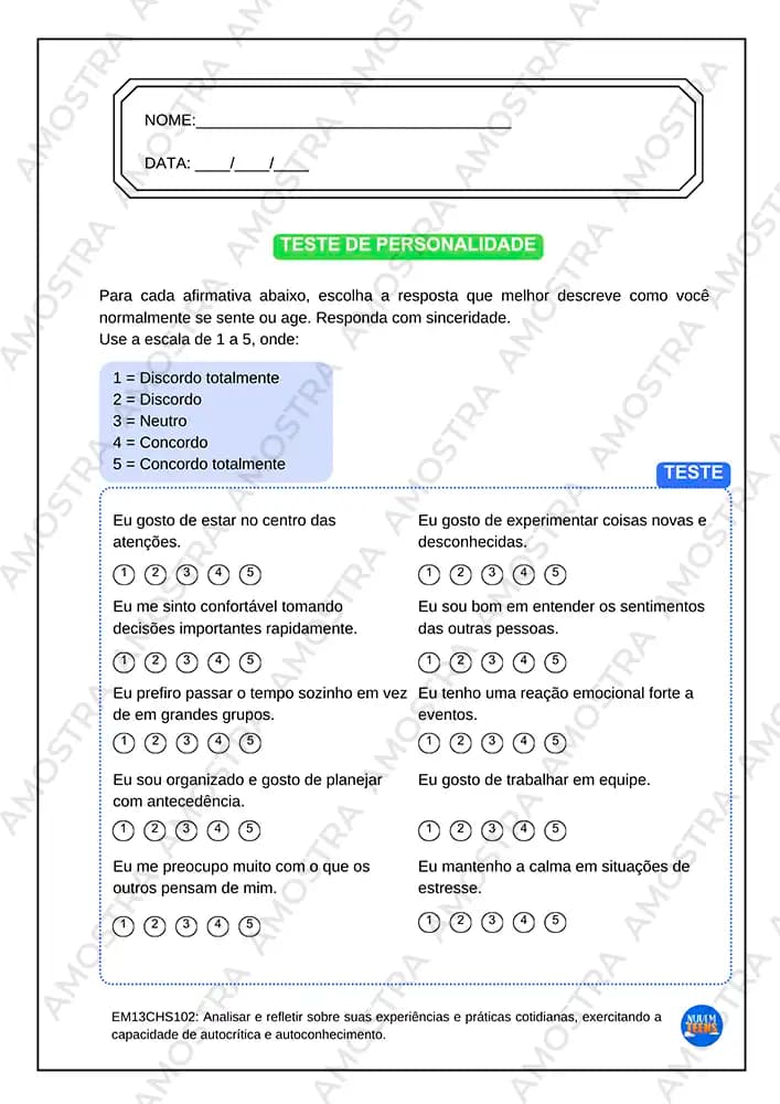 Atividades de Projeto de Vida Ensino Médio - Miniatura 2