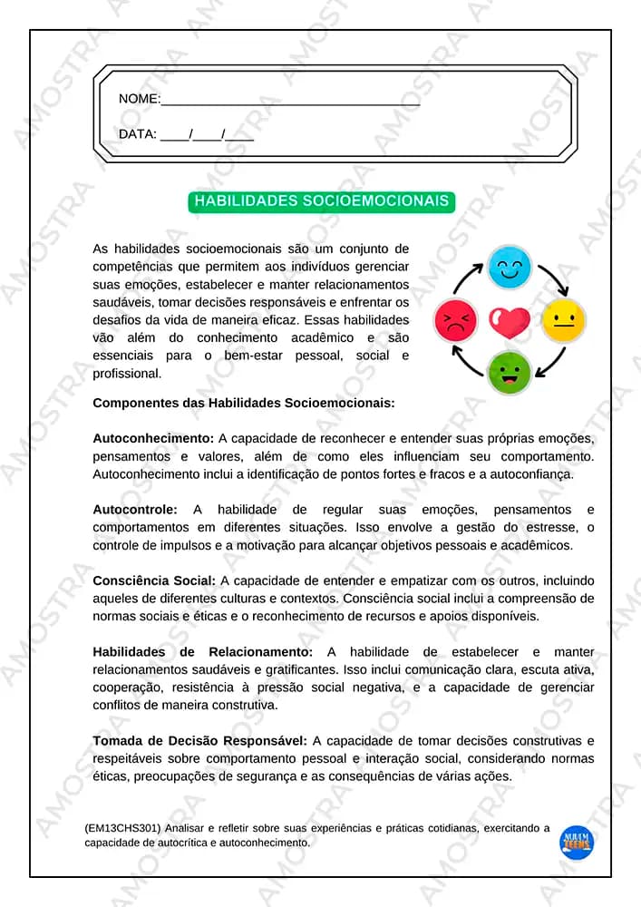 Atividades de Projeto de Vida Ensino Médio - Miniatura 7