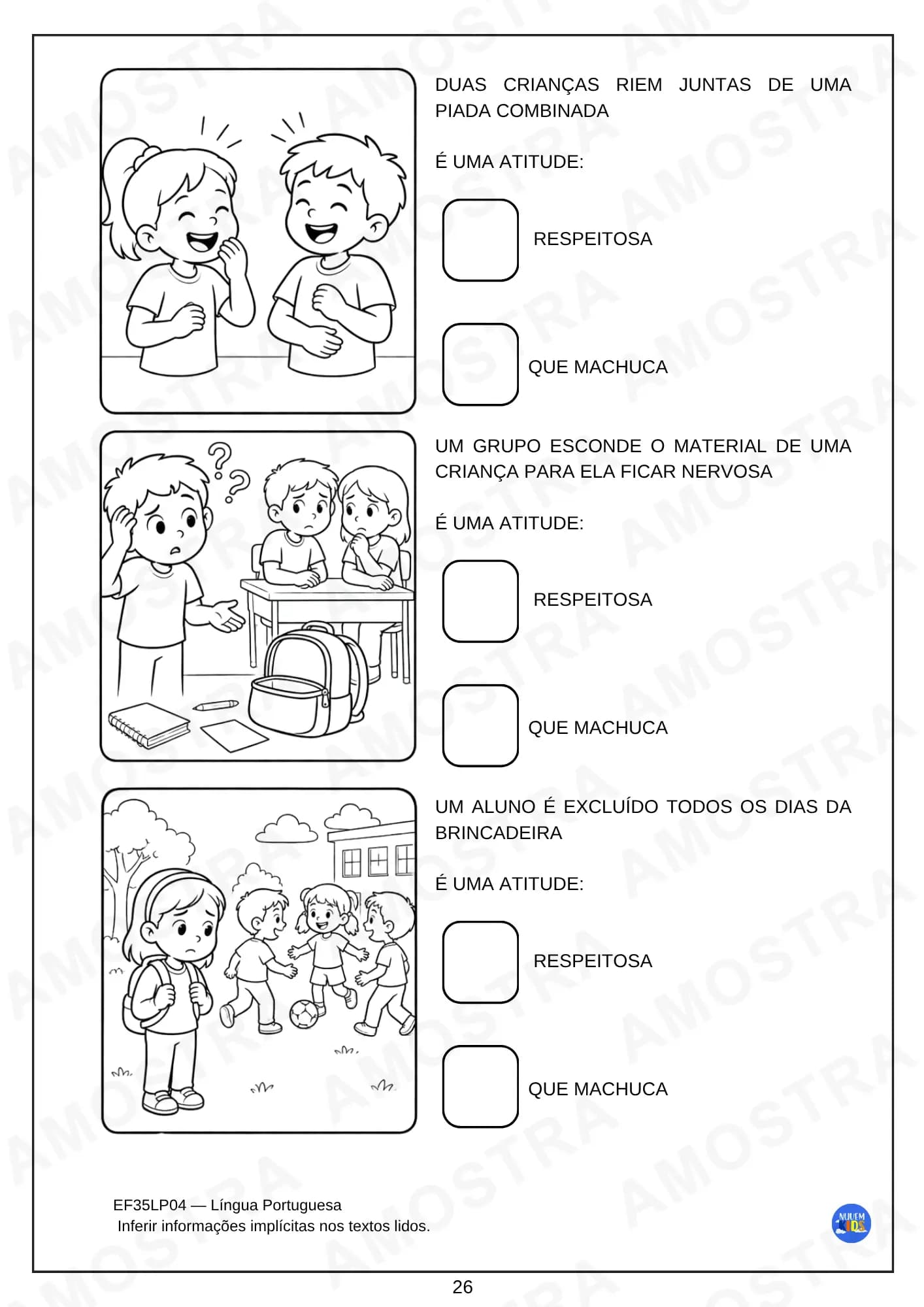 Sequência Didática Empatia 3º ao 5º ano - Miniatura 9