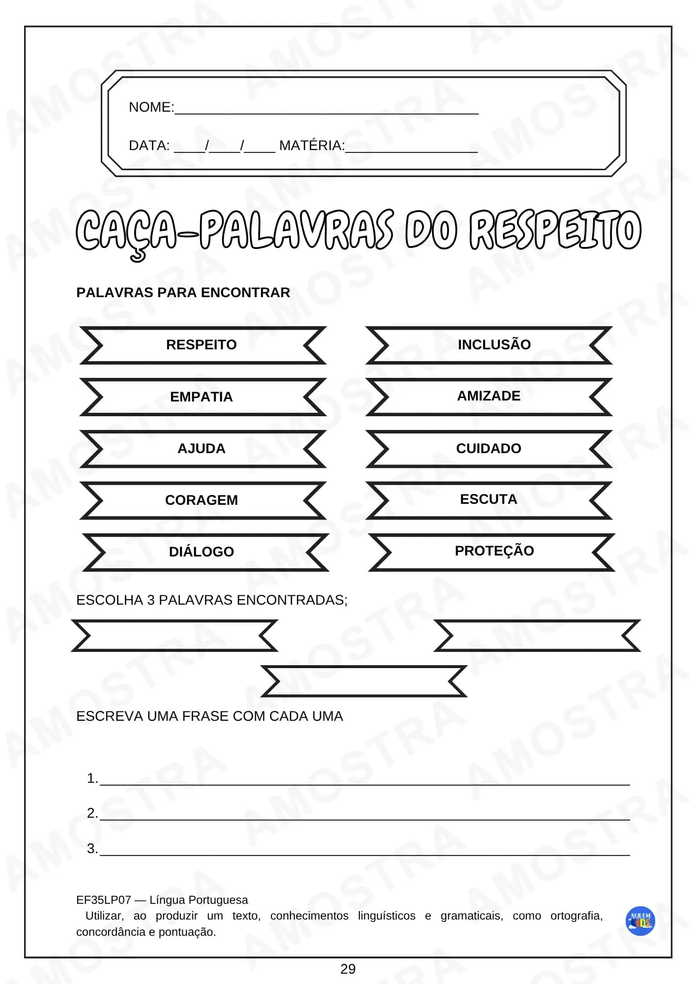 Sequência Didática Empatia 3º ao 5º ano - Miniatura 10