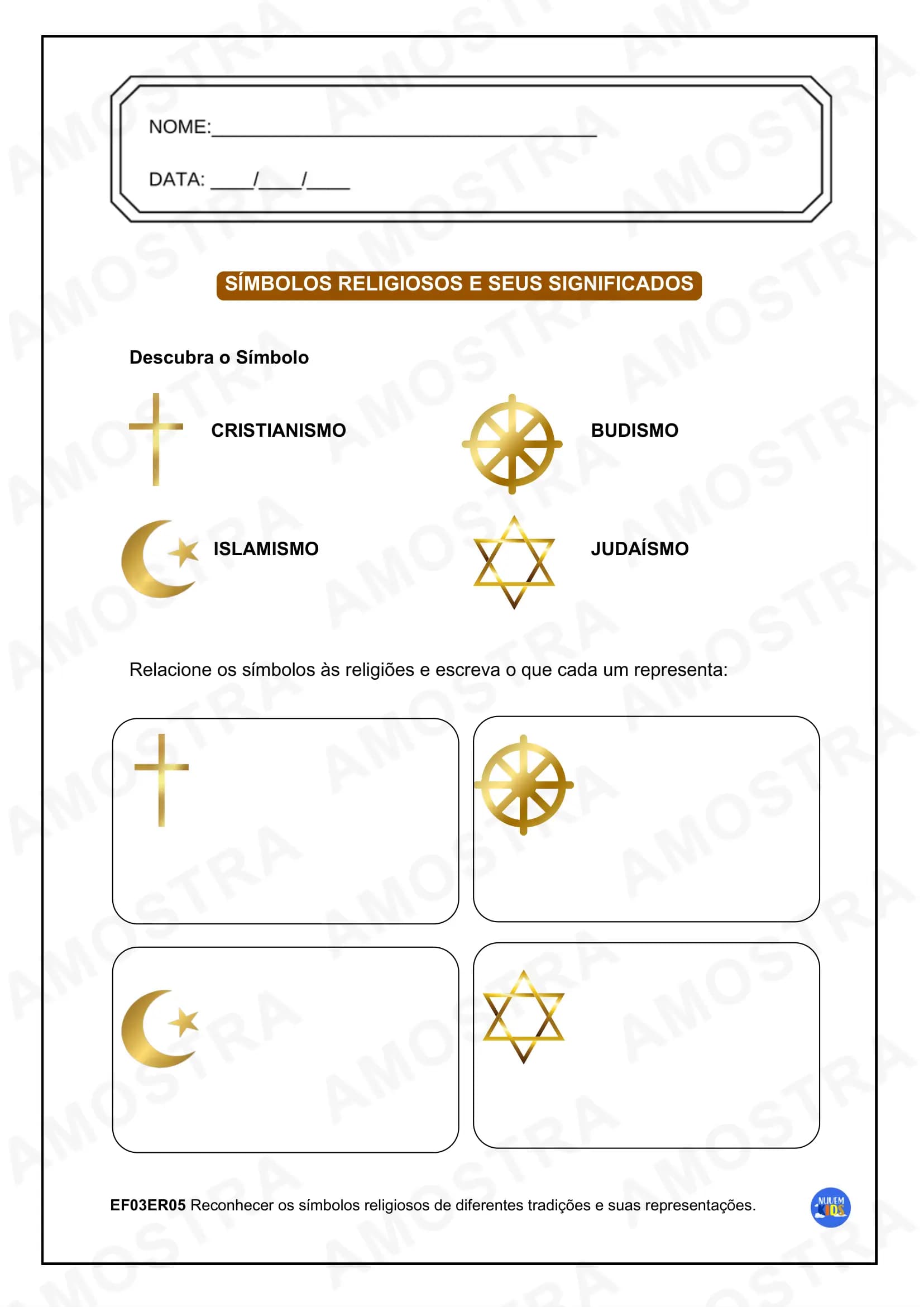 Atividades de Ensino Religioso 1º ao 5º Ano - Miniatura 12