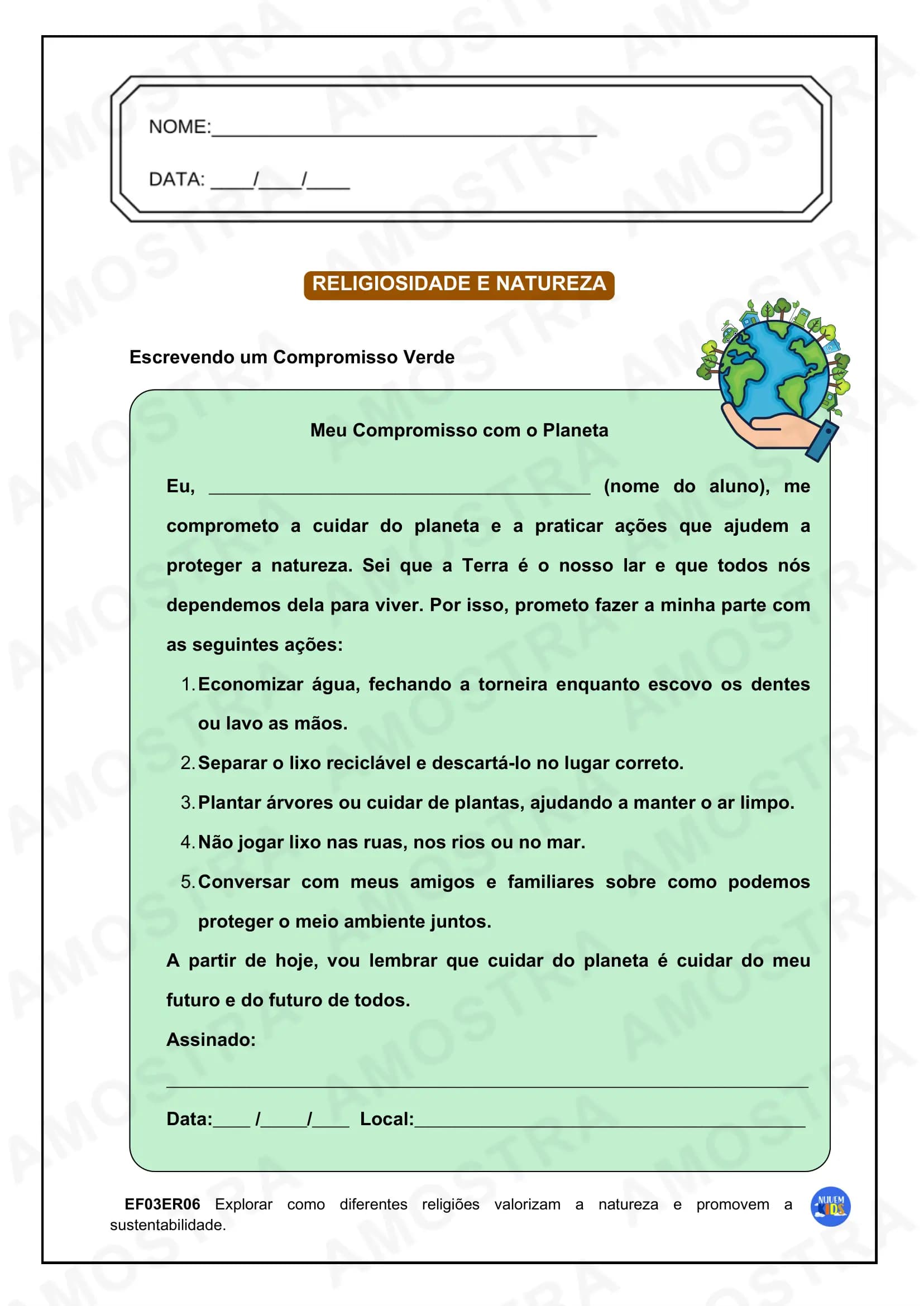 Atividades de Ensino Religioso 1º ao 5º Ano - Miniatura 13