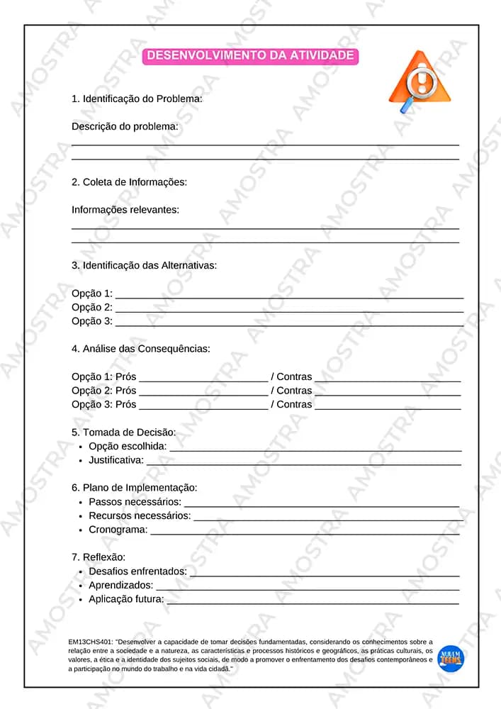 Atividades de Projeto de Vida Ensino Médio - Miniatura 5