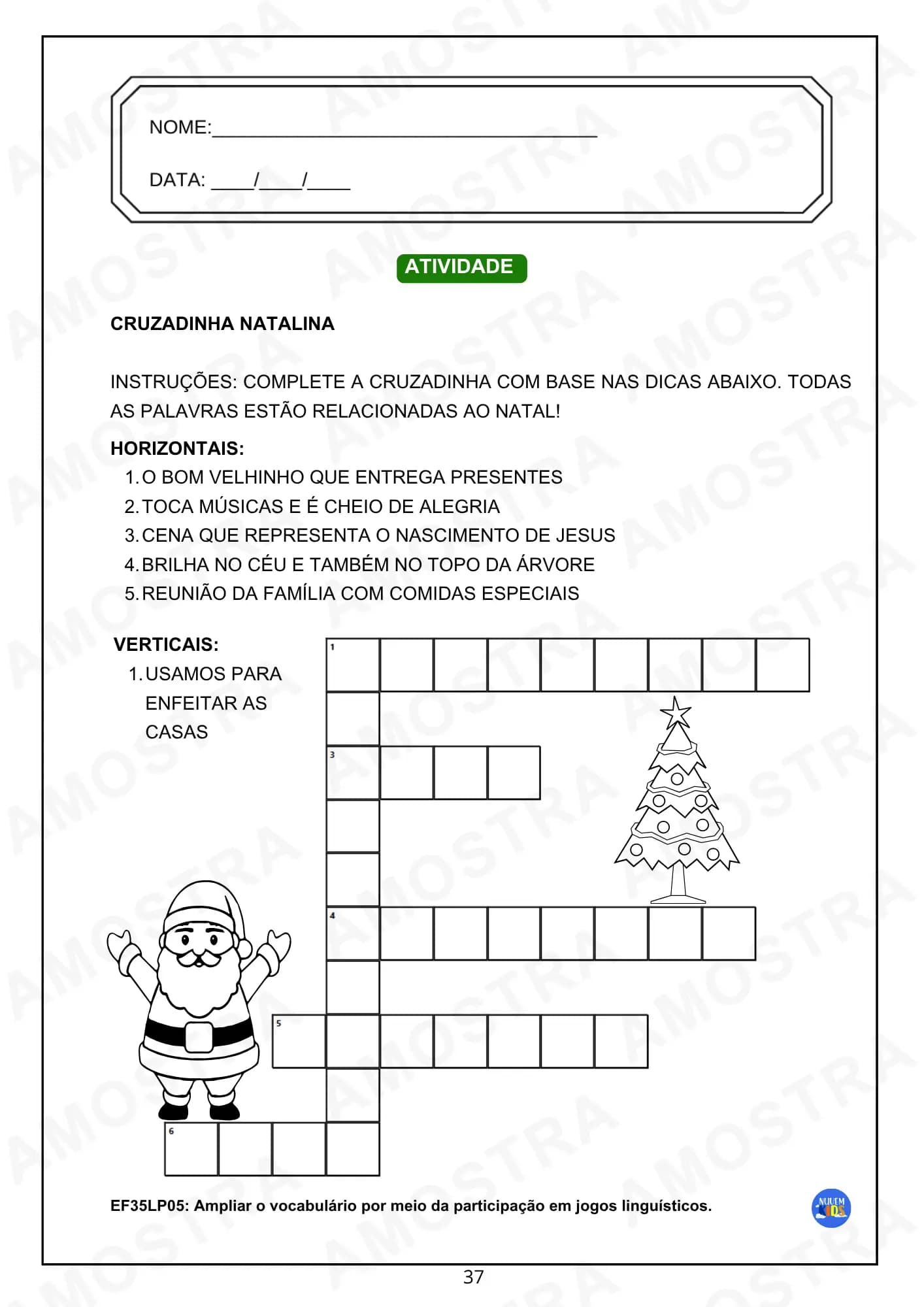Atividades Natalinas para Fundamental 1 - Miniatura 9