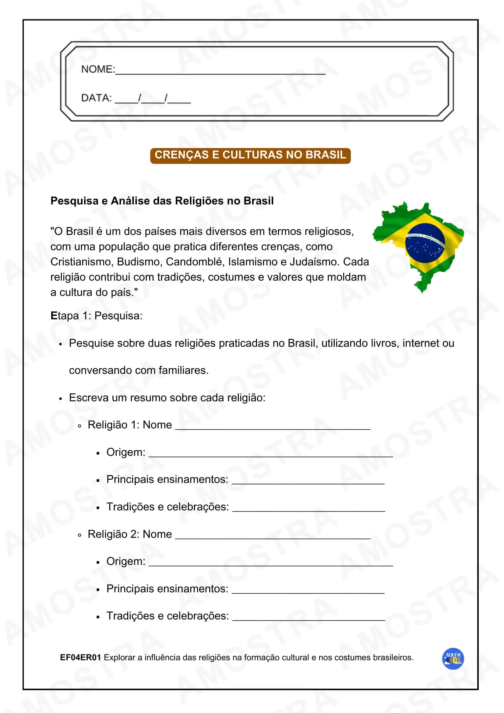Atividades de Ensino Religioso 1º ao 5º Ano - Miniatura 16
