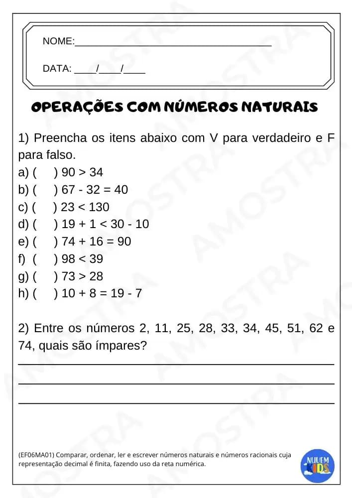 Kit de Atividades para Matemática 6º ao 9º Ano - Miniatura 6