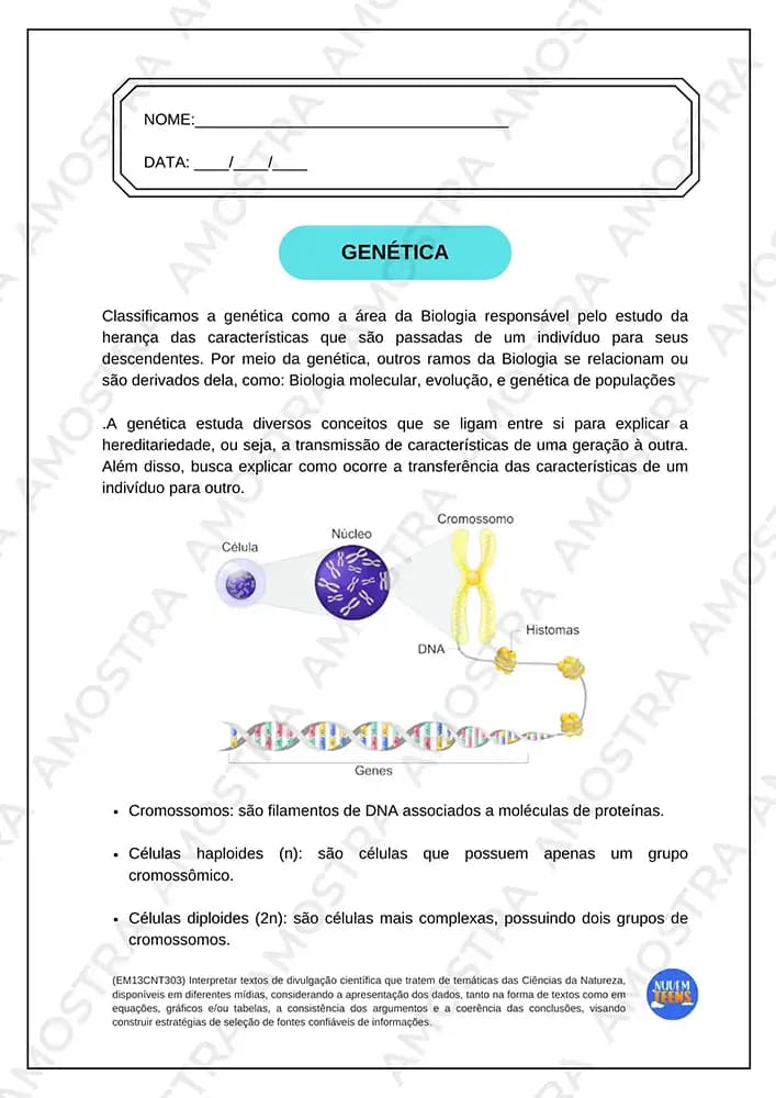 Atividades de Biologia Ensino Médio - Miniatura 2