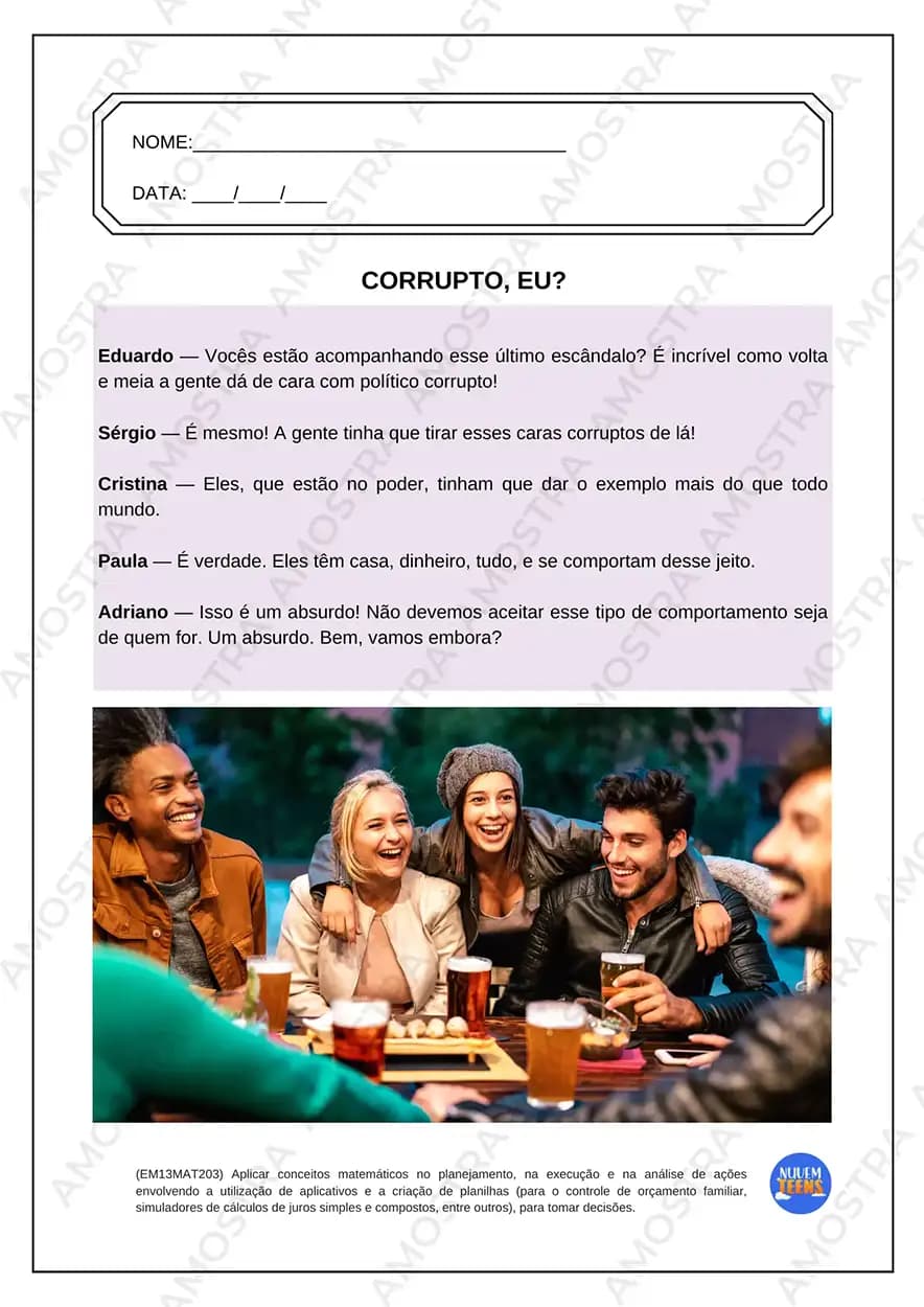 Atividades de Educação Financeira Ensino Médio - Miniatura 5