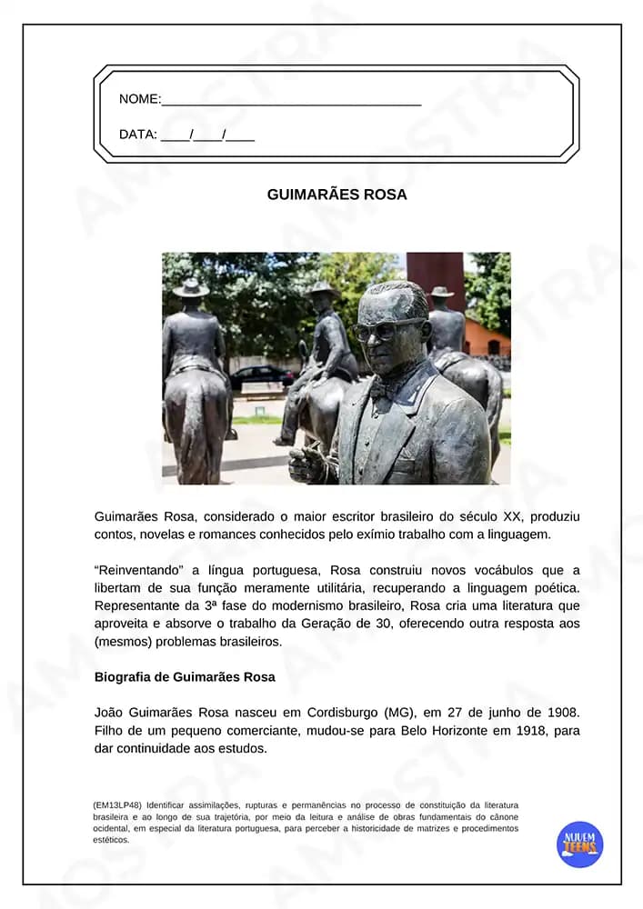 Atividades de Literatura do Ensino Médio - Miniatura 4