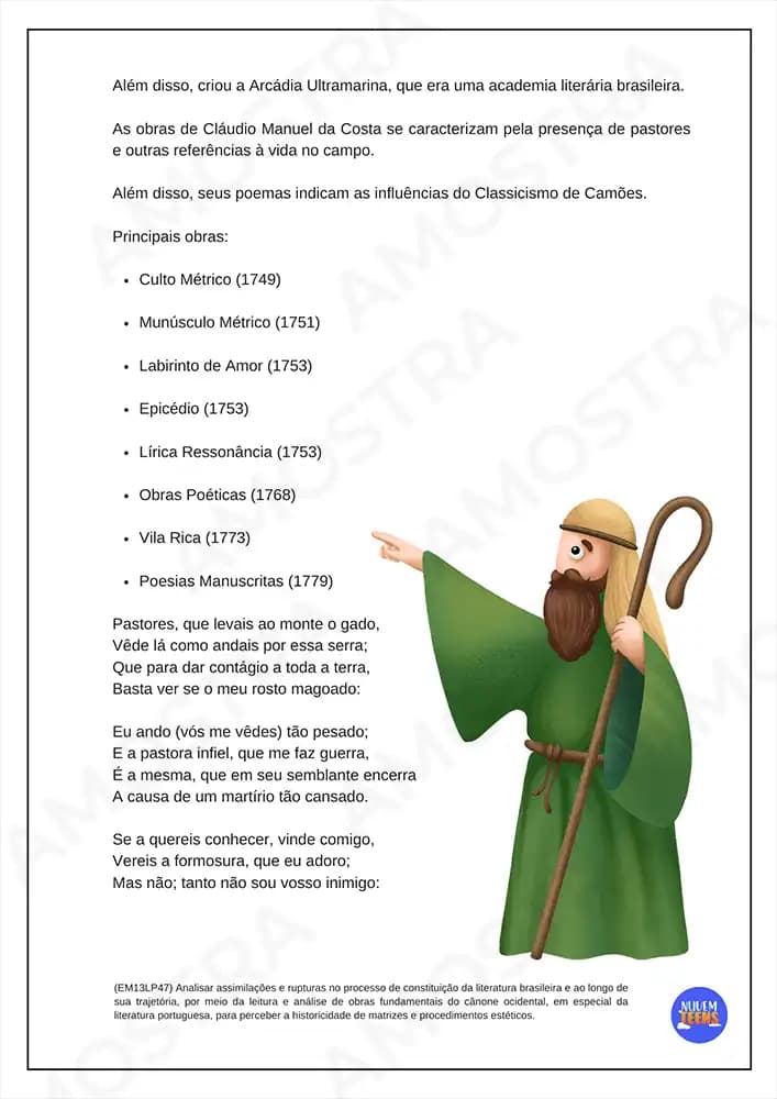 Atividades de Literatura do Ensino Médio - Miniatura 6