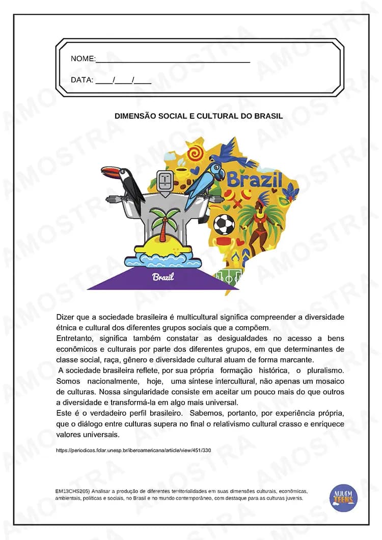 Atividades de Geografia Ensino Médio - Miniatura 5
