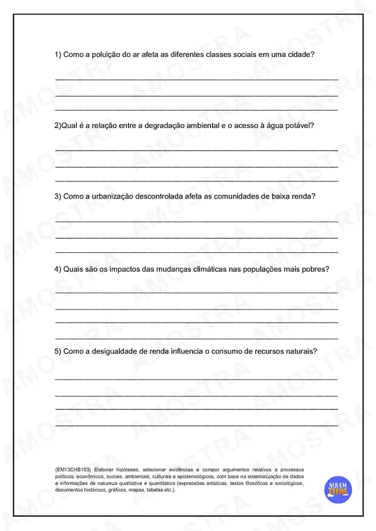 Atividades de Geografia Ensino Médio - Miniatura 4