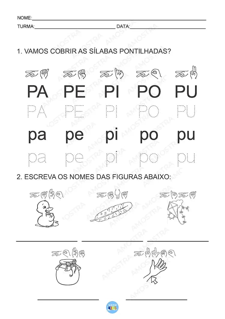 Atividades de Libras Fundamental 1 Vol 1 - Miniatura 2