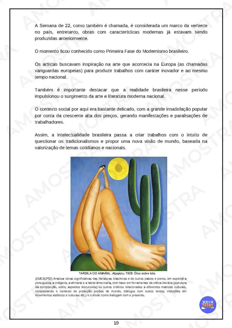 Atividades de Arte Ensino Médio - Miniatura 2
