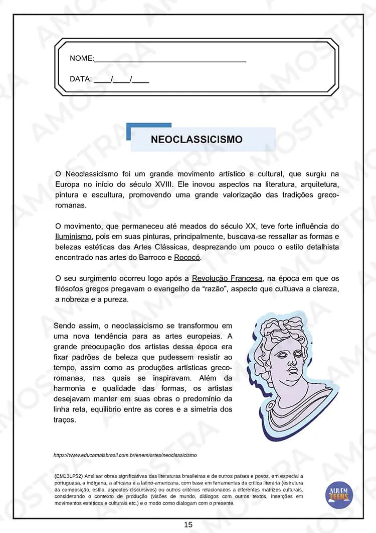 Atividades de Arte Ensino Médio - Miniatura 5