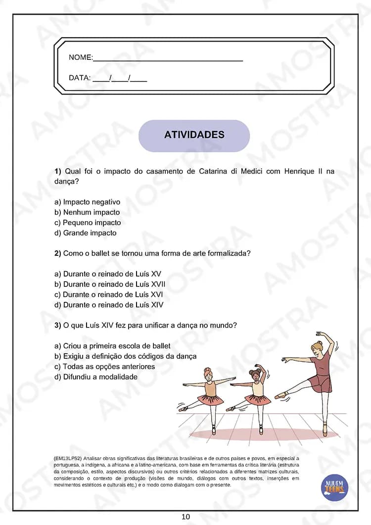 Atividades de Arte Ensino Médio - Miniatura 6