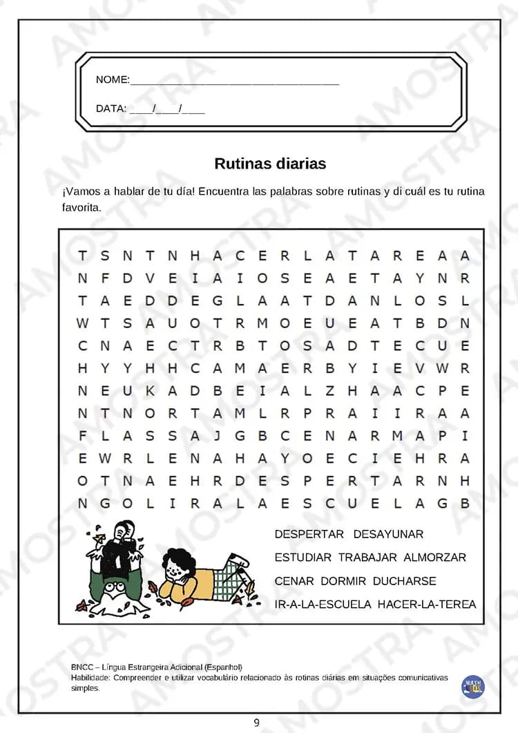 Caça-Palavras Espanhol Fundamental 2 - Miniatura 3