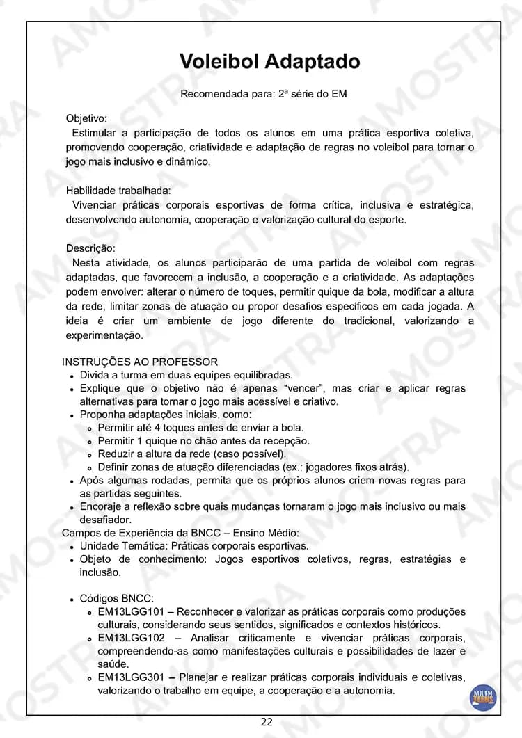 Atividades de Dinâmicas de Educação Física 1ª a 3ª Série - Miniatura 4