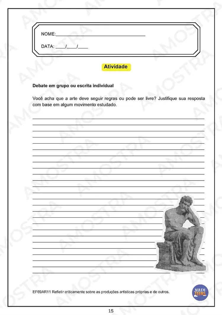 Atividades de Arte para EJA 6º ao 9º Ano - Miniatura 4