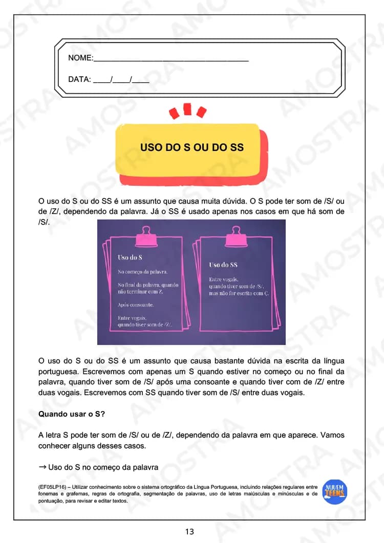 Atividades de Português para EJA do Fundamental 1 - Miniatura 3