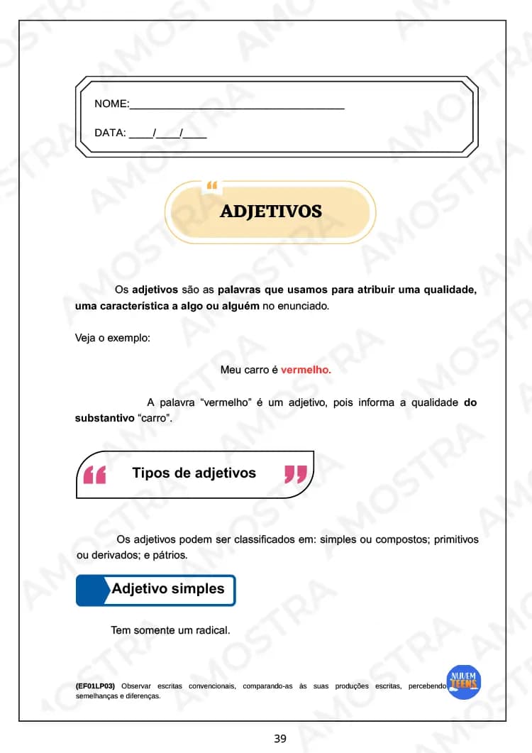 Atividades de Português para EJA do Fundamental 1 - Miniatura 8