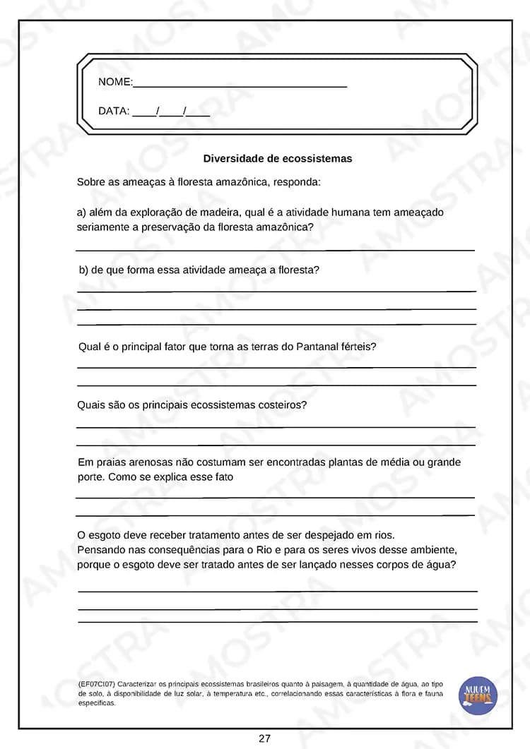 Atividades de Ciências para EJA 6º ao 9º Ano - Miniatura 7