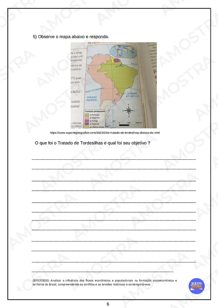 Atividades de Geografia para EJA 6º ao 9º Ano - Miniatura 6