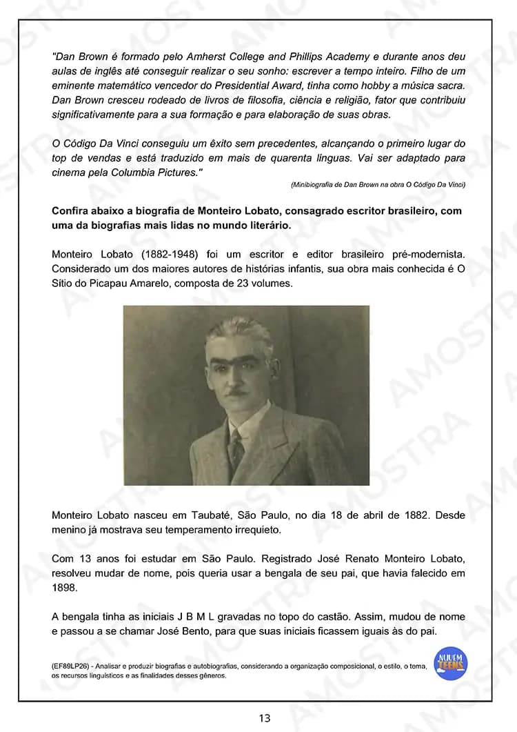 Atividades de Português para EJA 6º ao 9º Ano - Miniatura 2