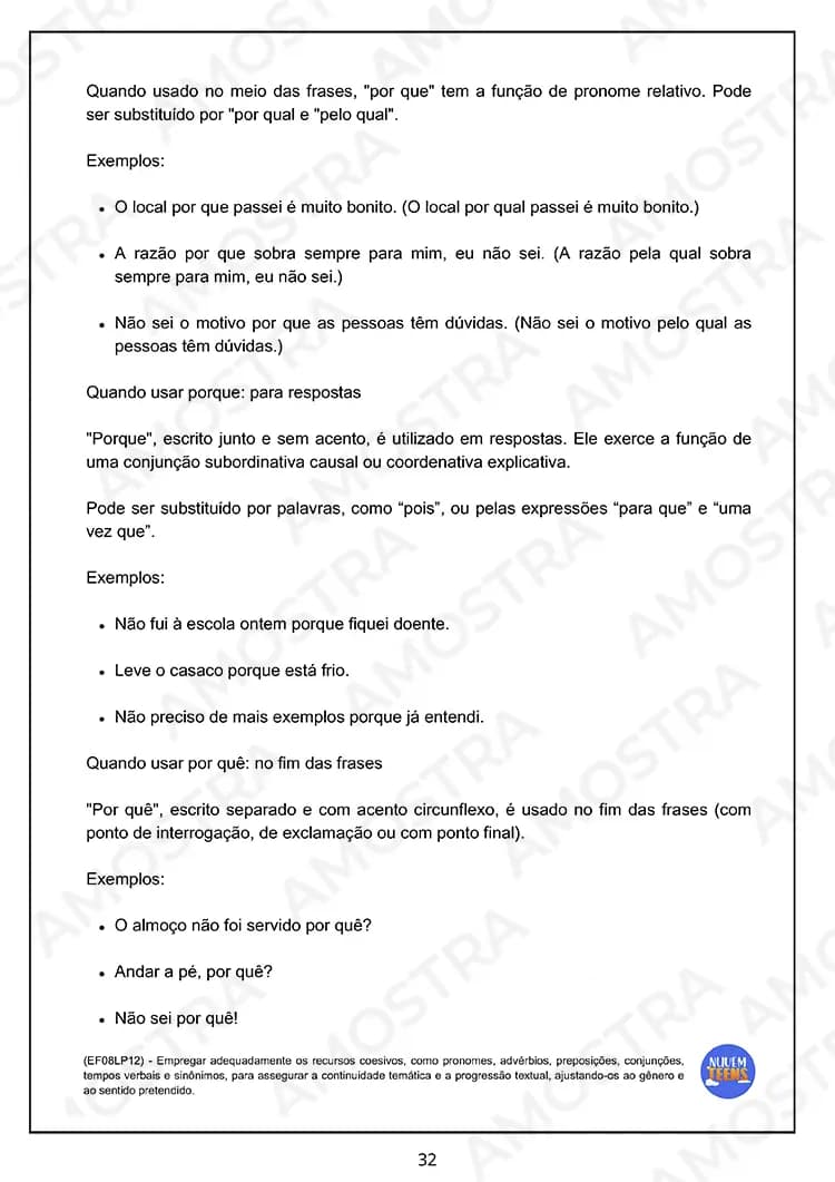 Atividades de Português para EJA 6º ao 9º Ano - Miniatura 3