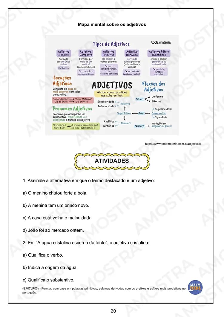 Atividades de Português para EJA 6º ao 9º Ano - Miniatura 5