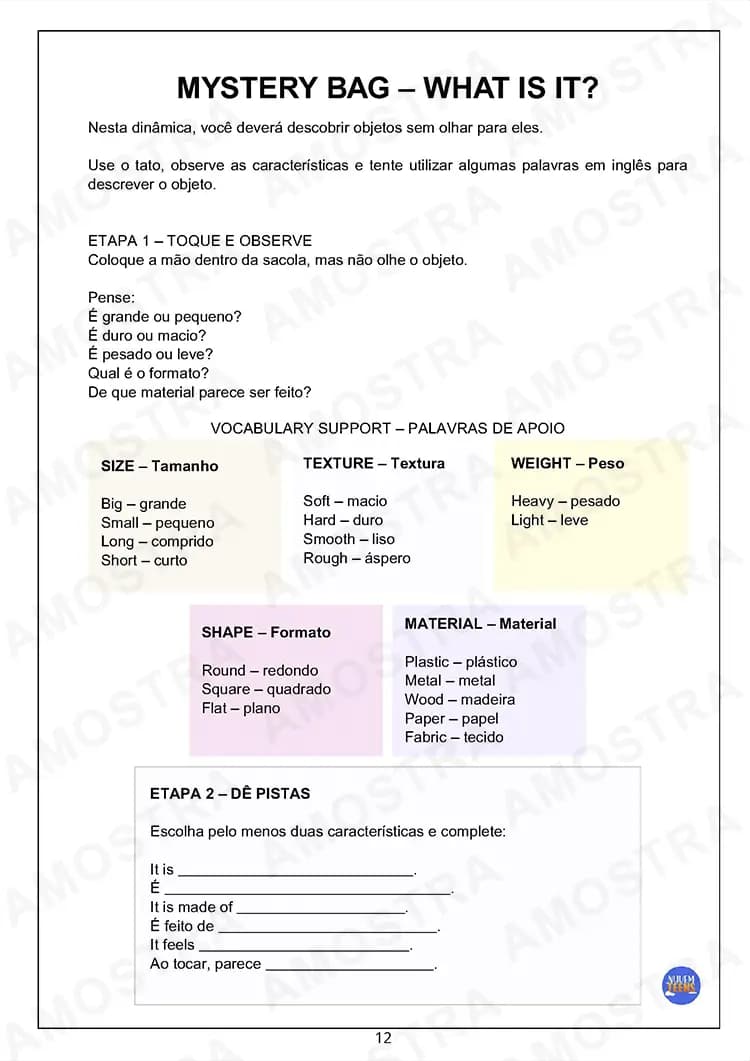 Atividades de Dinâmicas de Inglês para Ensino Médio - Miniatura 4