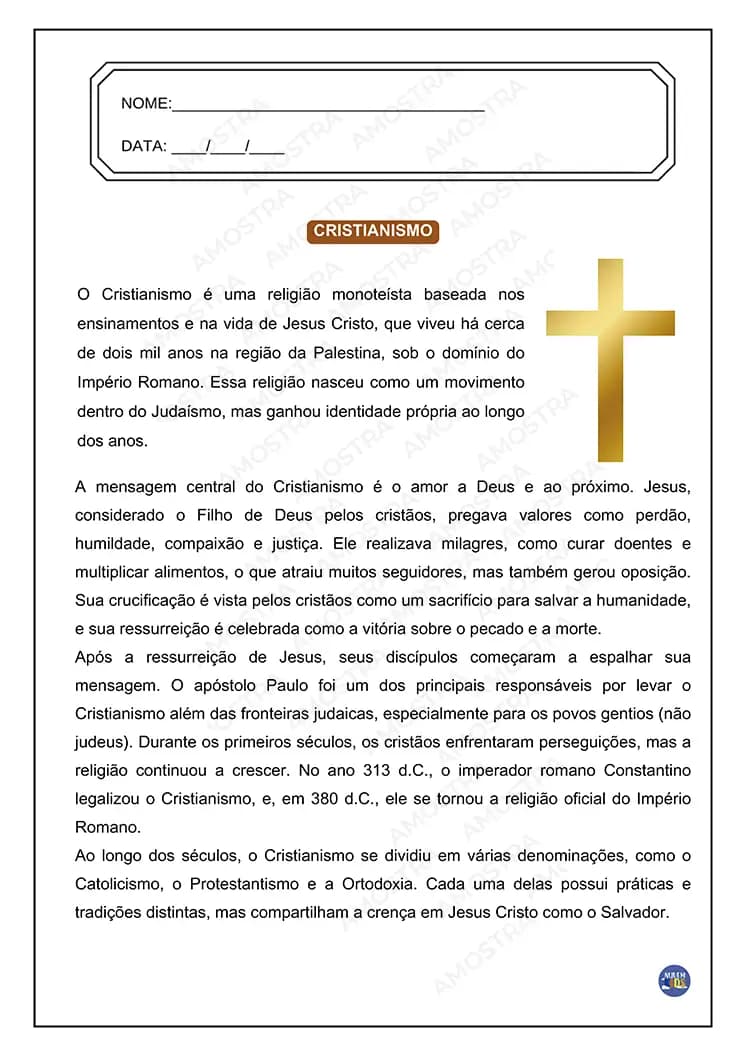 Atividades de Ensino Religioso 1º ao 5º Ano - Miniatura 9