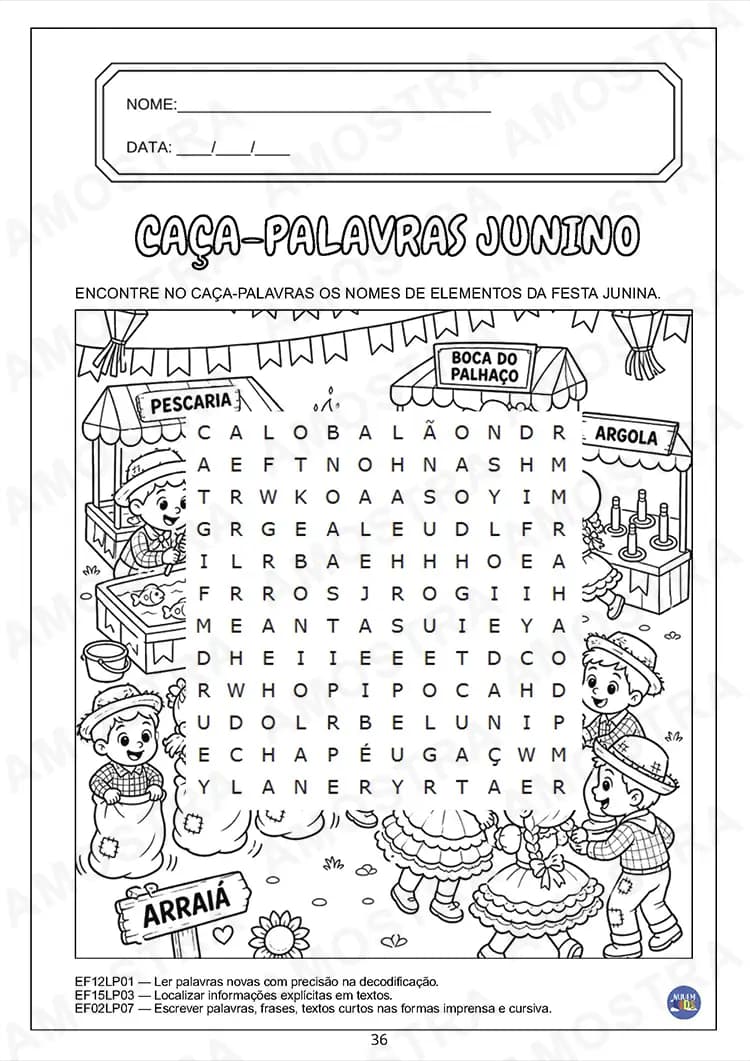 Atividades Juninas Fundamental 1 - Miniatura 7