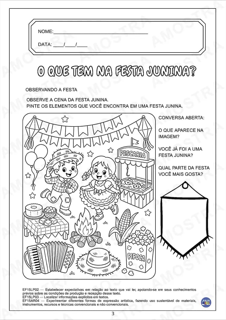 Atividades Juninas Fundamental 1 - Miniatura 2