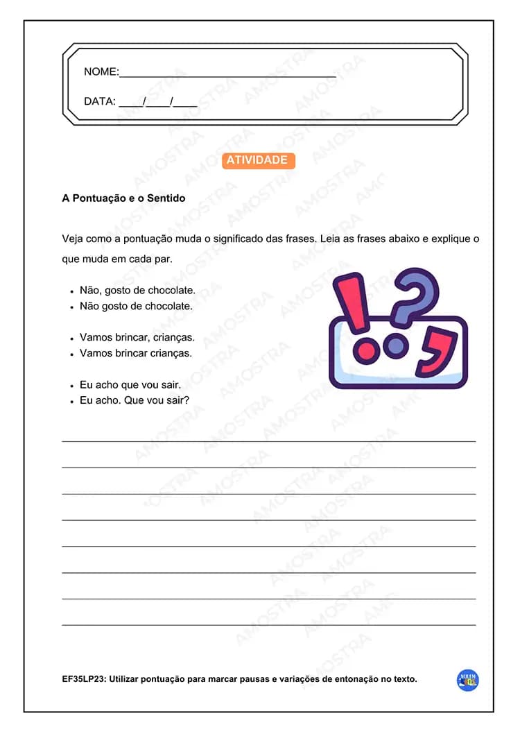 Atividades de Português 5º Ano - Miniatura 3