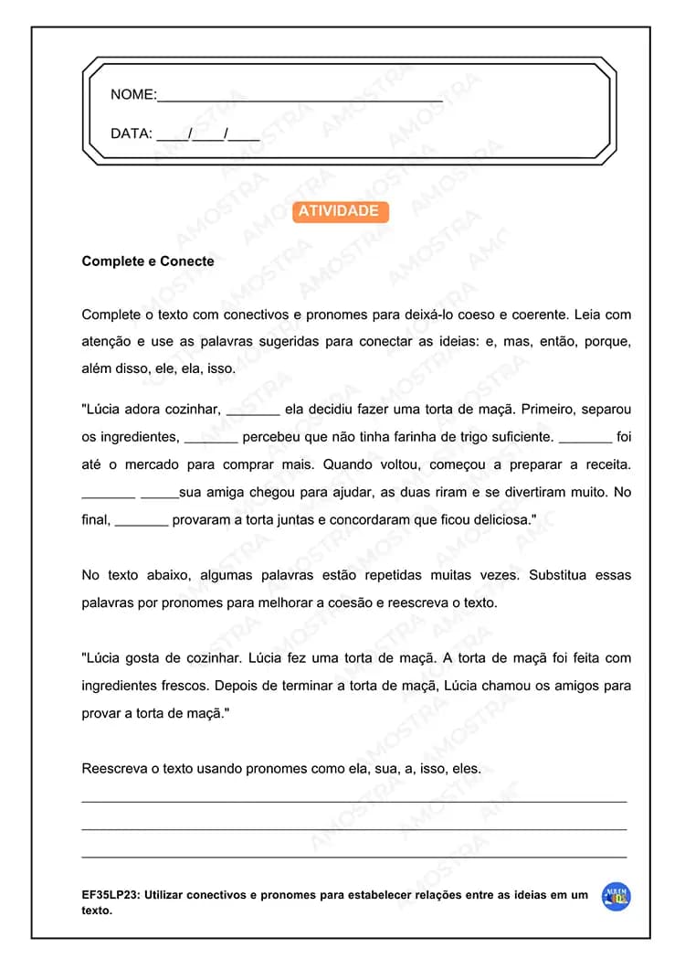 Atividades de Português 5º Ano - Miniatura 6
