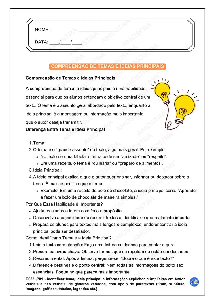 Atividades de Português 5º Ano - Miniatura 8