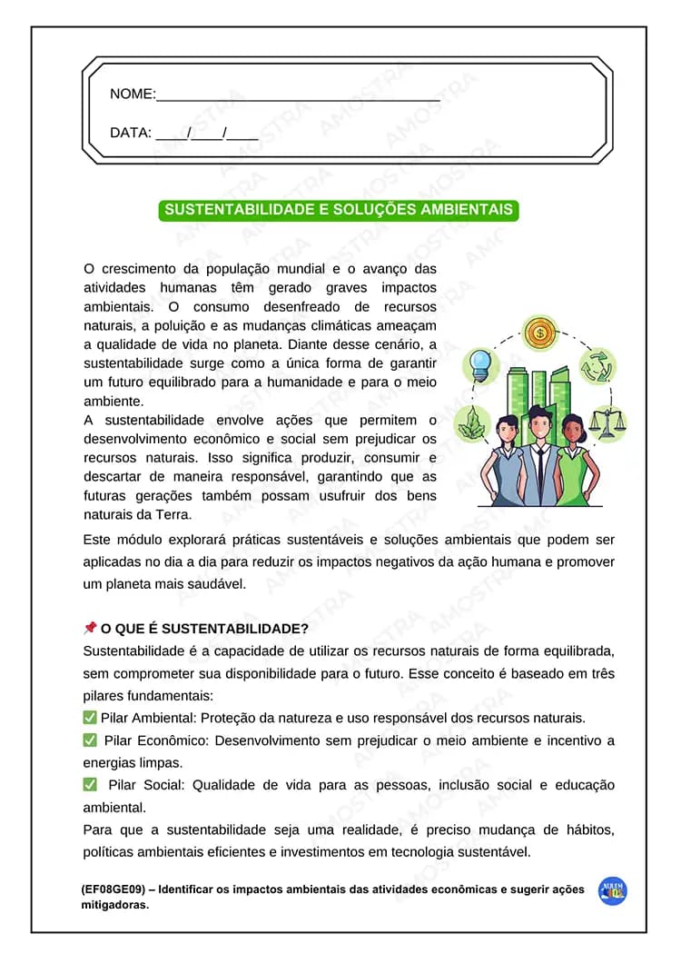 Atividades de Meio Ambiente 6º ao 9º Ano - Miniatura 4
