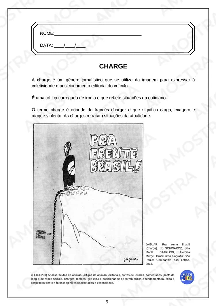 Atividades para Gêneros Textuais 6º ao 9º Ano - Miniatura 7