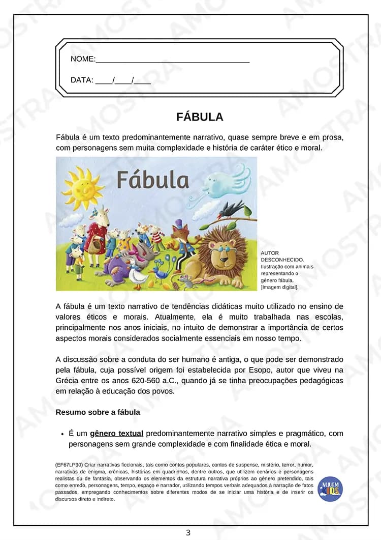 Atividades para Gêneros Textuais 6º ao 9º Ano - Miniatura 5