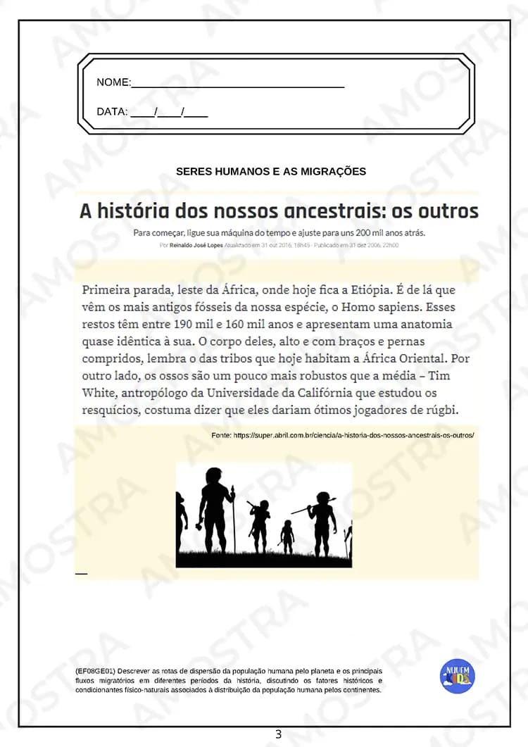 Kit de Atividades para Geografia 6º ao 9º Ano - Miniatura 7