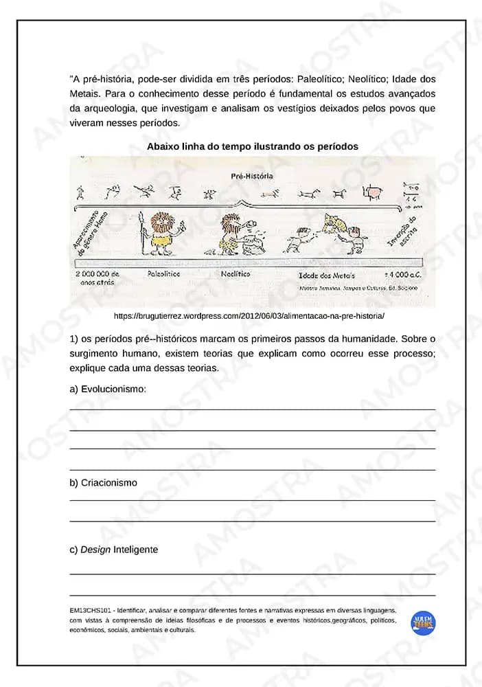 Atividades de História Ensino Médio - Miniatura 4