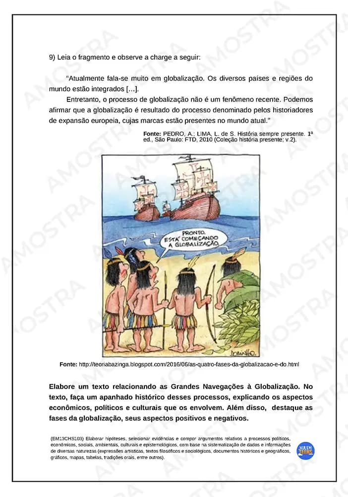 Atividades de História Ensino Médio - Miniatura 5
