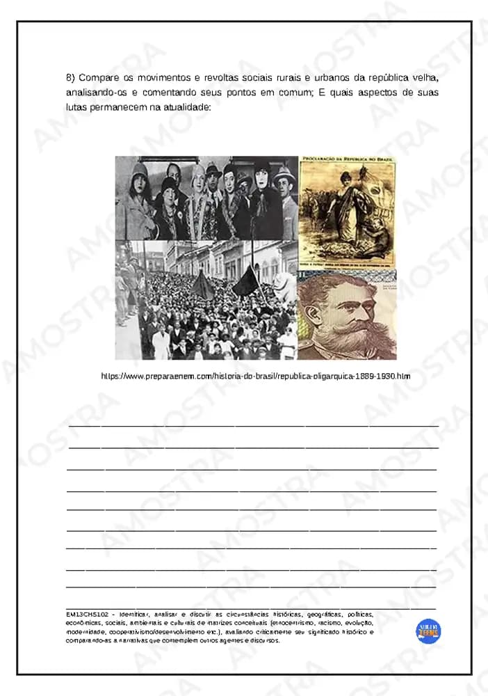 Atividades de História Ensino Médio - Miniatura 6
