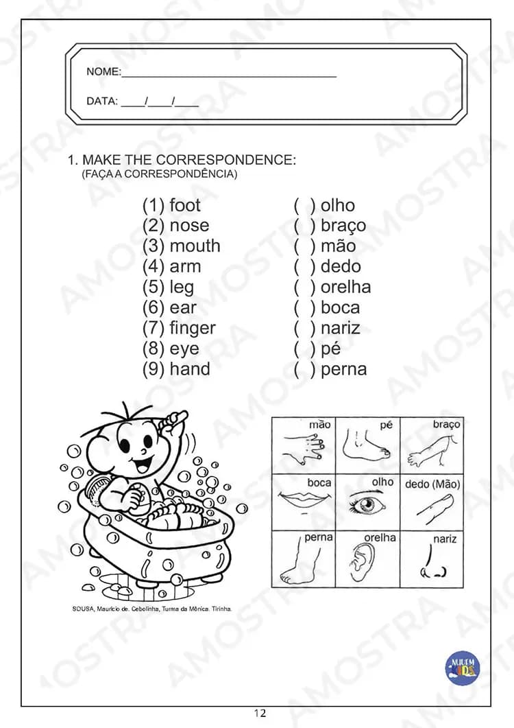 Atividades de Inglês para Fundamental 1 Vol 1 - Miniatura 5
