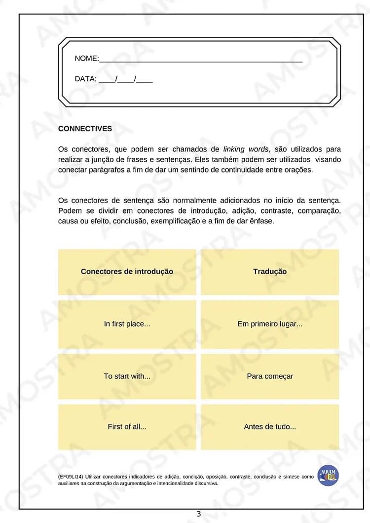 Kit de Atividades para Inglês 6º ao 9º Ano - Miniatura 2