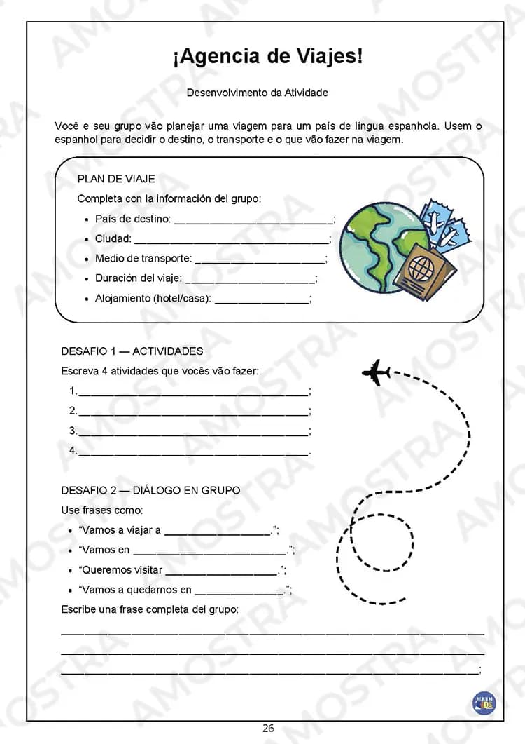 Atividades Interativas Espanhol 6º ao 9º Ano - Miniatura 4