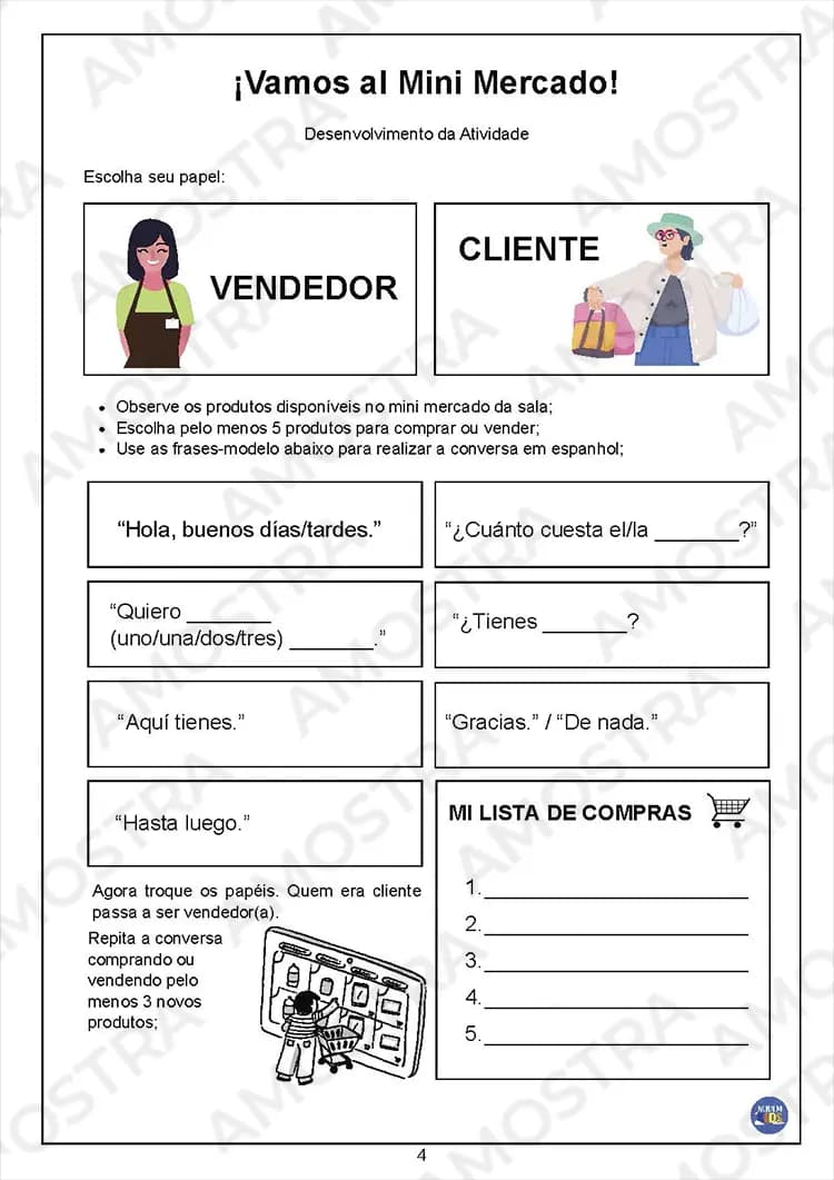 Atividades Interativas Espanhol 6º ao 9º Ano - Miniatura 2