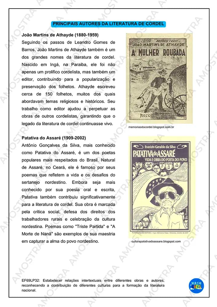 Literatura de Cordel 6º ao 9º Ano - Miniatura 2
