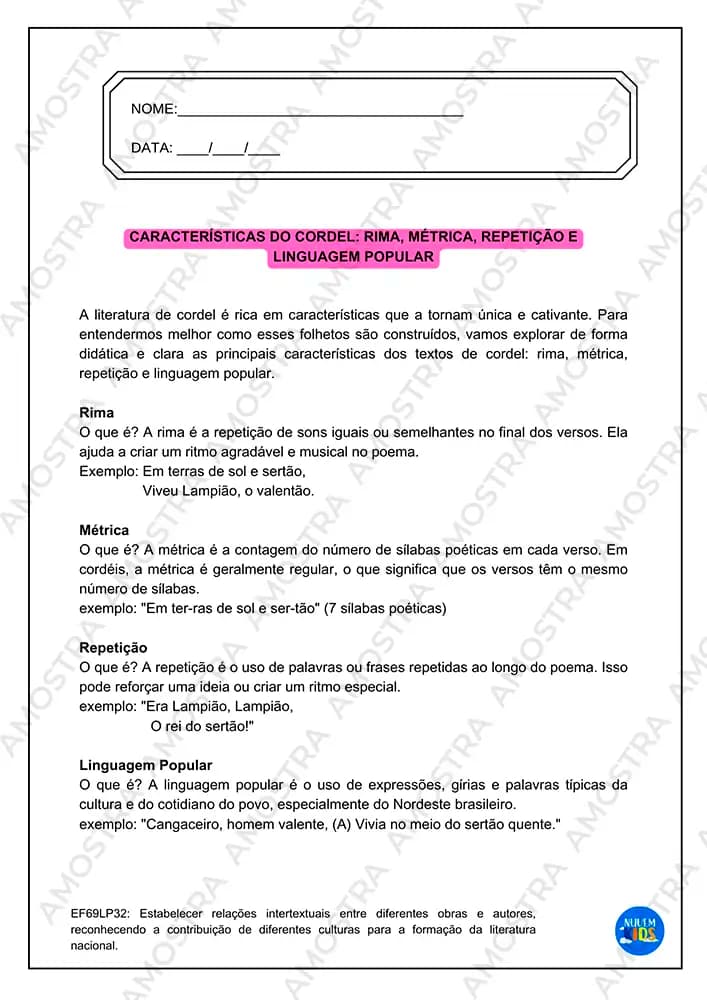 Literatura de Cordel 6º ao 9º Ano - Miniatura 4
